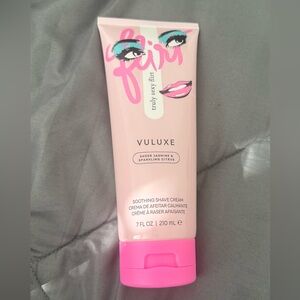 Pure Romance Vuluxe Soothing Shave Cream - Light Pink with Hot Pink Cap